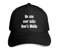 UKHQFED Classico Versatile Berretto da Baseball Nessuno chiede mai Come Sta Waldo Anime Cappello Streetwear Golf cap Cappellino da Uomo Uomo Lusso Donna Regali Sportivi
