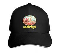UKHQFED Classico Versatile Berretto da Baseball Vintage Sea Monkeys Schiuma Partito Cappello Cappelli Divertenti Cappello Invernale Baseball da Uomo da Donna Regali Sportivi
