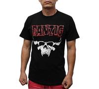 UKHrf35h Danzig Heavy Metal Band Graphic Tee Printed T-Shirt Black L