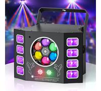 U'King 100W Bee Eye Strobe Stage Light 4IN1 RGBW LED Effetto luce DMX512 DJ Effetto luce per discoteca Party KTV Concerto Discoteca