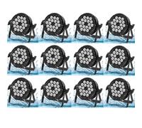 UKing 12PCS RGBW Par LED IP65 Esterno, 18 LED x10 W Luci del Palco Luci Discoteca Effetti con Impermeabile Cavo, Luci di Scena per Concerto Palco Matrimoni Feste Halloween Illuminazione
