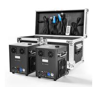 U'King 700W Sparks freddi Macchina con Flightcase Macchina elettronica per spruzzatura di fiori per interni/esterni Macchina per fuochi d'artificio Natale