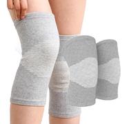 Ukisisi Bamboo Knee Compression Sleeve，Bamboo Knee Support，Supporto Ginocchio di bambù，Anti Slip Joint Pain Recovery，dolori Articolari E Artrite Sollievo, Jogging, Allenamento, Escursioni E Recupero