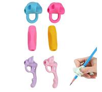 Ukisisi Textured Silicone Pencil Grips,impugna Facile Per Bambini,gommini Per Impugnatura Corretta,impugnatura Penna,Auxiliary Writing Handle,Writing Posture Correction Tool-A6pcs