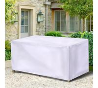 UKIXOM Copertura Tavolo Esterno, Copertura per mobili da giardino, rettangolare, Impermeabile Tessuto Oxford 600D, 180x85x75cm Protezione per Tavoli e Sedie Esterno, Adatta a Tavoli, Sedie e Divani