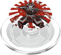 Ukiyo-e Anime Style Samurai Warrior Japanese Flag Ninja PopSockets PopGrip per MagSafe