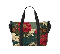 Ukiyo-e - Borsa da palestra con stampa giapponese Ukiyo-e, borsa da viaggio adatta per viaggi di lavoro