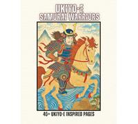 UKIYO-E Samurai Warriors: Traditional Ukiyo-e Style Japanese Warrior Line Art