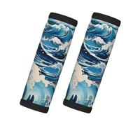 Ukiyo-e Style Waves - Set di 2 copri maniglie per bagagli, borse da viaggio, carrelli e altri accessori da viaggio