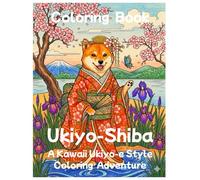 Ukiyo-Shiba: A Kawaii Ukiyo-e Style Coloring Adventure