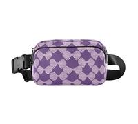Ukiyo Style Japanese Candy Viola Bianco Trendy Fanny Marsupio per piccolo uomo d'affari Multiuso con Cinghia Regolabile per Ciclismo Escursionismo Palestra bolsas de cintura para mujer