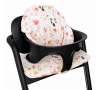 Ukje 3 cuscini compatibili con CYBEX Lemo - Spessore - Tessuto di cotone traspirante 100% cotone Oeko-Tex - Fodera impermeabile - Realizzato a mano in UE (Flowers)