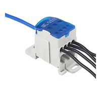 UKK-80A / 125A / 160A Isolato Elettrico DIN Rail Morsettiera Scatola di Distribuzione Scatola di Distribuzione Connettore Cavo Scatola di Giunzione di Alimentazione Universale per Armadi di