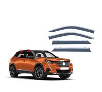 Uklal 4PCS Auto Deflettori Aria, per Peugeot 2008 MK2-P24 2020-2024 Deflettori d'Aria Antiturbo Antipioggia e Antivento Protezione dalle Intemperie