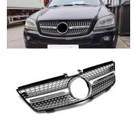 Uklal Auto ABS Griglia per radiatore Anteriore, per Mercedes-Benz ML W164 2005-2008 Rene Griglia a reni Ricambio Car Parti di Ricambio Accessori
