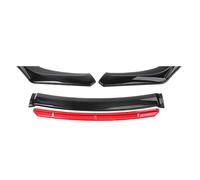 Uklal Auto Spoiler Paraurti Anteriore, per Audi Q2 Q3 Q4 Q5 Q7 Q8 SQ2 SQ5 SQ7 SQ8 RS-Q3 RS-Q8 TFSI Spoiler Splitter ABS Bumper Canard Lip Splitter Ricambio per Paraurti Anteriore,B