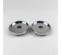 Uklal Confezione 4 Auto ABS Coprimozzi Ruota, per OD 50.5 mm, ID 47 mm Protezione dalla Ruggine Antipolvere Coprimozzo Centro Tappo Trim Emblema