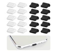 UKOFEW 20 Pezzi di Tappi Antipolvere USB C,Proteggi la Copertura di Ricarica da Polvere Tappi,Tappi Antipolvere Proteggi La Copertura per Smartphone, Tablet e Altri Dispositivi con USB di Tipo C