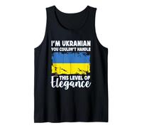 Ukraine Flag Proud Elegant Ukrainian Boyfriend Girlfriend Canotta