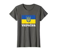 Ukraine Pride - Orgoglio ucraino Orgoglioso Maglietta, Donna, Asfalto, L