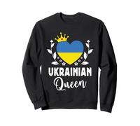 Ukrainian Queen Ukraine Flag Proud Ukrainian Woman Felpa
