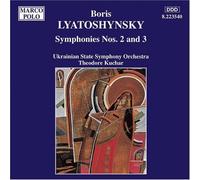 Ukrainian State Symphony Orchestra Lyatoshynsky: Symphonies Nos. 2 & 3 (CD)