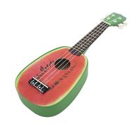 ukulele 21 Pollici Ukulele Chitarra Hawaiana Cartoon Fruit Ukulele Principiante Mini Chitarra Strumenti Musicali A Corde Regalo(Watermelon)