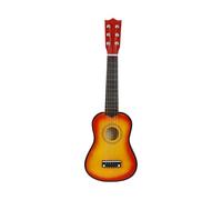 Ukulele a 6 corde in legno di tiglio, strumento musicale leggero per principianti educativo per imparare la musica (B)