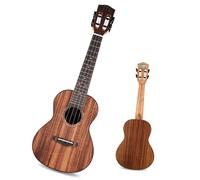 Ukulele a quattro corde per principianti professionali con impiallacciatura di acacia completamente opaca in stile scatola elettrica(26 inch)