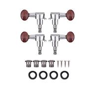 Ukulele Accordatori, Testate Meccaniche Chitarra Corde Accordatori Tuning pioli Meccaniche Accordatori Chiave per Ukulele 2R 2L