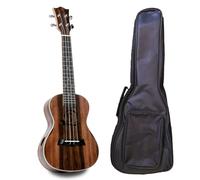 ukulele adulti Chitarra Da Concerto Ukulele Da 23" In Ebano Con Borsa/accordatore/capotasto/tracolla