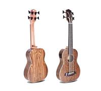 ukulele adulti Scatola Elettrica In Legno Da 30 Pollici A Colori Farfalla In Legno Color Legno Opaco UBS A Quattro Corde Bassa