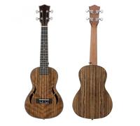 ukulele adulti Set Completo Di Ukulele Da 23/26 Pollici Concerto Tenore Musica Regalo Noce 18 Tasti Mini Chitarra Hawaiana A Quattro Corde(23 Inch)