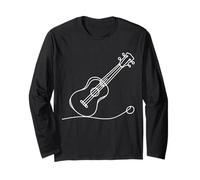 Ukulele Arte Lineare per Musicisti Maglia a Manica