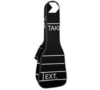 Ukulele Bag Black Movie Clapboard Modello Divertente Ukulele Custodia per Soprano Tenore Concert 23 Pollici 10 MM Spessore Morbido Imbottito Cinghie Regolabile Gig Bag