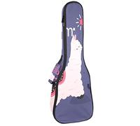 Ukulele Bag Dream Llama Ukulele Case per Soprano Tenore Concerto 23 Pollice 10MM Spessore Morbido Imbottito Cinghie Regolabile Gig Bag