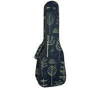 Ukulele Bag Incantato Foresta Ukulele Case per Soprano Tenore Concerto 23 Pollice 10MM Spessore Morbido Imbottito Cinghie Regolabile Gig Bag