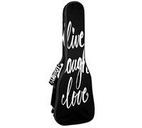Ukulele Bag Live Laugh Love Custodia Ukulele per Soprano Tenore Concert 23 Pollice 10 MM Spessore Morbido Imbottito Cinghie Regolabile Gig Bag