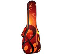 Ukulele Bag Notazione Musica Ukulele Caso per Soprano Tenore Concert 23 Pollici 10 MM Spessore Morbido Imbottito Cinghie Regolabile Gig Bag