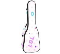 Ukulele Bag Romantico Rosa Amore Ukulele Caso per Soprano Tenore Concert 23 Pollice 10 MM Spessore Morbido Imbottito Cinghie Regolabile Gig Bag