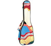 Ukulele Bag Tradizione Modello Classico Ukulele Caso per Soprano Tenore Concerto 23 Pollice 10MM Spessore Morbido Imbottito Cinghie Regolabile Gig Bag