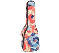 Ukulele Bag Tradizione Modello Classico Ukulele Caso per Soprano Tenore Concerto 23 Pollice 10MM Spessore Morbido Imbottito Cinghie Regolabile Gig Bag