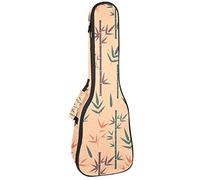 Ukulele Bag Vintage Verde Viola Arancione Modello Ukulele Custodia per Soprano Tenore Concert 23 Pollici 10 MM Spessore Morbido Imbottito Cinghie Regolabile Gig Bag
