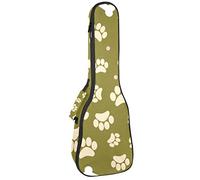Ukulele Borsa Orme E Ossa Ukulele Custodia per Soprano Tenore Concert 23 Pollice 10 MM Spessa Morbido Imbottito Cinghie Regolabile Gig Bag