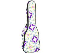 Ukulele Borsa Pendente Colorato Ornamento Modello Ukulele Caso per Soprano Tenore Concerto 23 Pollice 10MM Spessore Morbido Imbottito Cinghie Regolabile Gig Bag