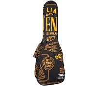 Ukulele Borsa Ristorante Italiano Menu Ukulele Caso per Soprano Tenore Concerto 23 Pollice 10MM Spessore Morbido Imbottito Cinghie Regolabile Gig Bag