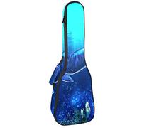 Ukulele Borsa Whale Ukulele Caso per Soprano Tenore Concerto 23 Pollice 10MM Spessore Morbido Imbottito Cinghie Regolabili Gig Bag