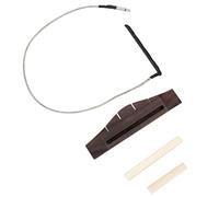 Ukulele Bridge Rosewood W/Bridge Piezo Saddle Dado Per 4 Corde Accessorio Per Chitarra Sostituzione delle parti ponte