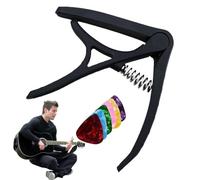 Ukulele Capo Set, Acoustic Guitar Capo, Nylon Guitar Capo, Electric Guitar Capo Set, Guitar Capo with Picks, Multipurpose Guitar Capo, User-Friendly Guitar Capo, Ukulele Capo for Beginners
