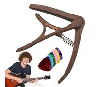 Ukulele Capo Set, Multipurpose Chitarra Capo, Nylon Accoustic Guitar Capo, Chitarra Capo with Picks, User-Friendly Capo, Electric Chitarra Capo, Regolabile Guitar Capo, Musical Instrument Accessories